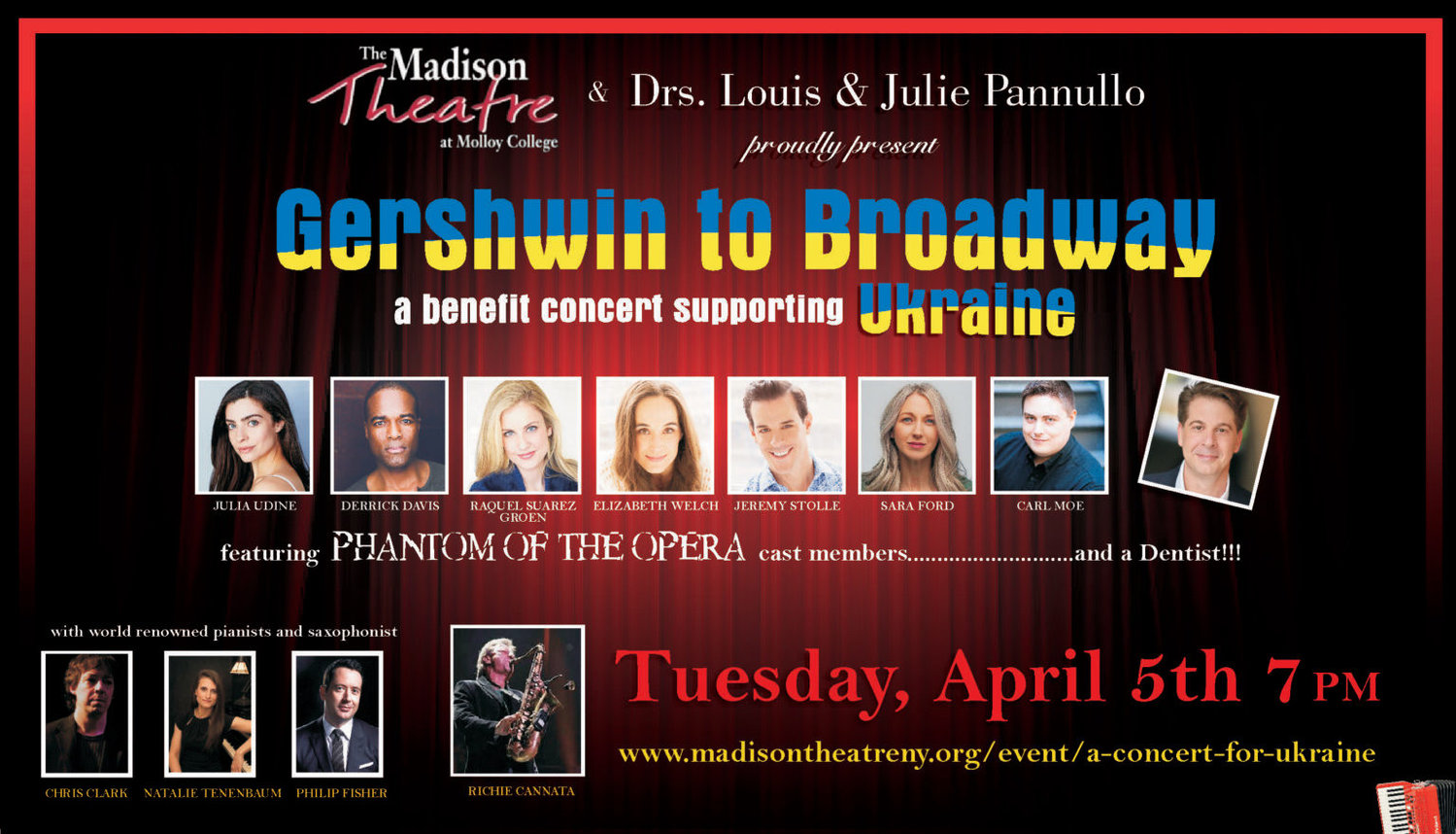 the event will feature Broadway performers and Molloy College students.